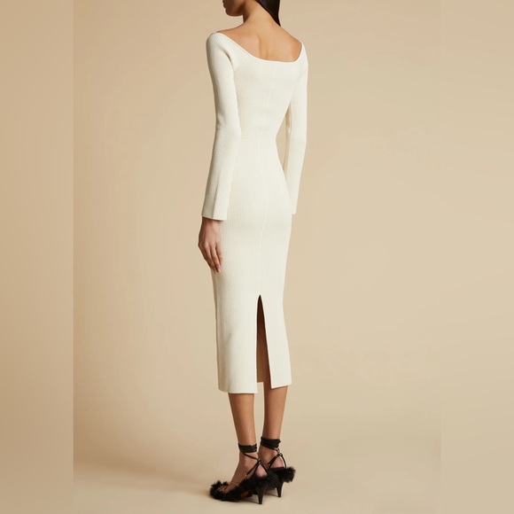 KHAITE - Pia Dress - Ivory - XS - Picture 3 of 5